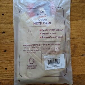 NWT Empetua Scoop Neck Cami Shapewear